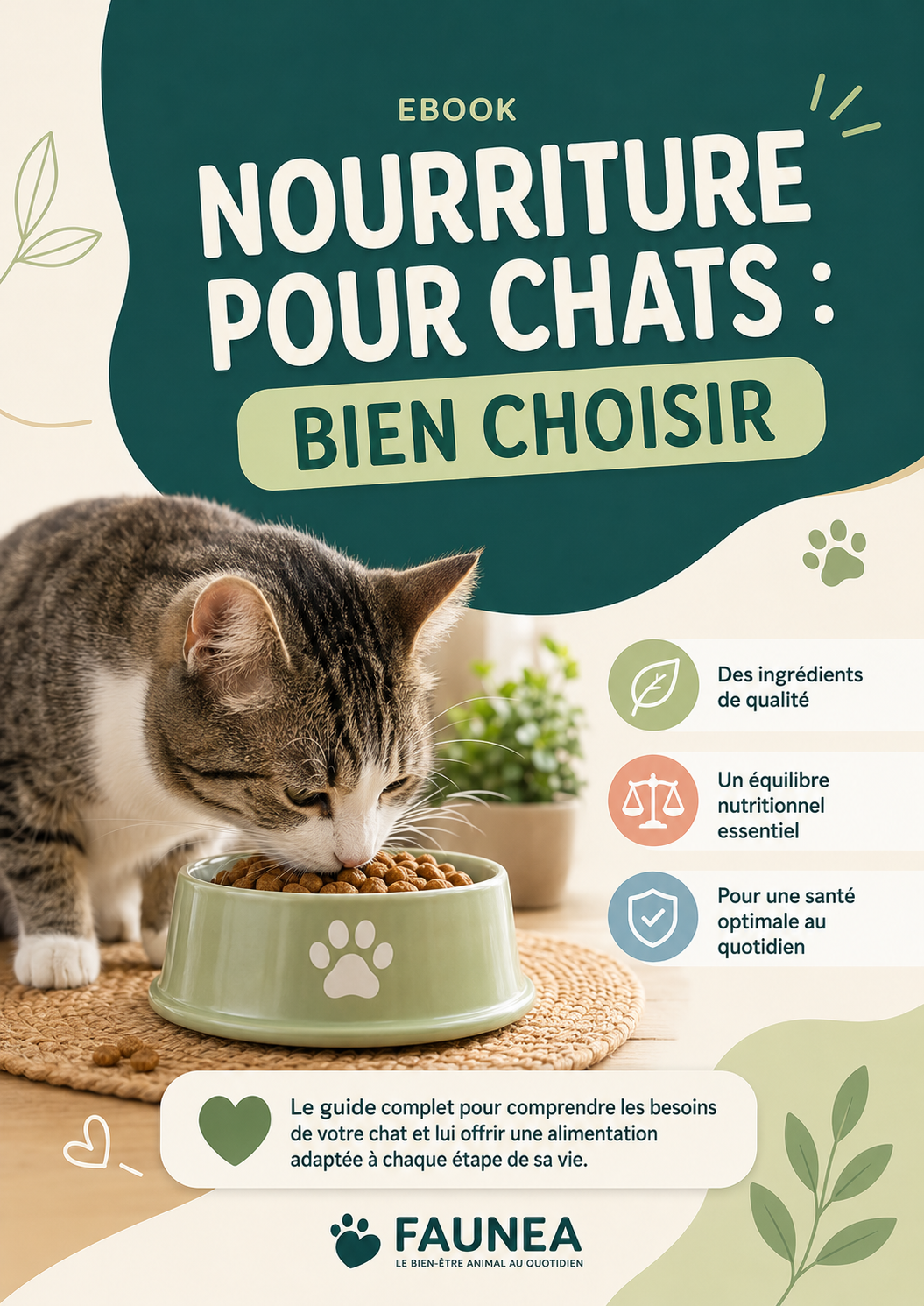 EBOOK - Nourriture pour chats : bien choisir