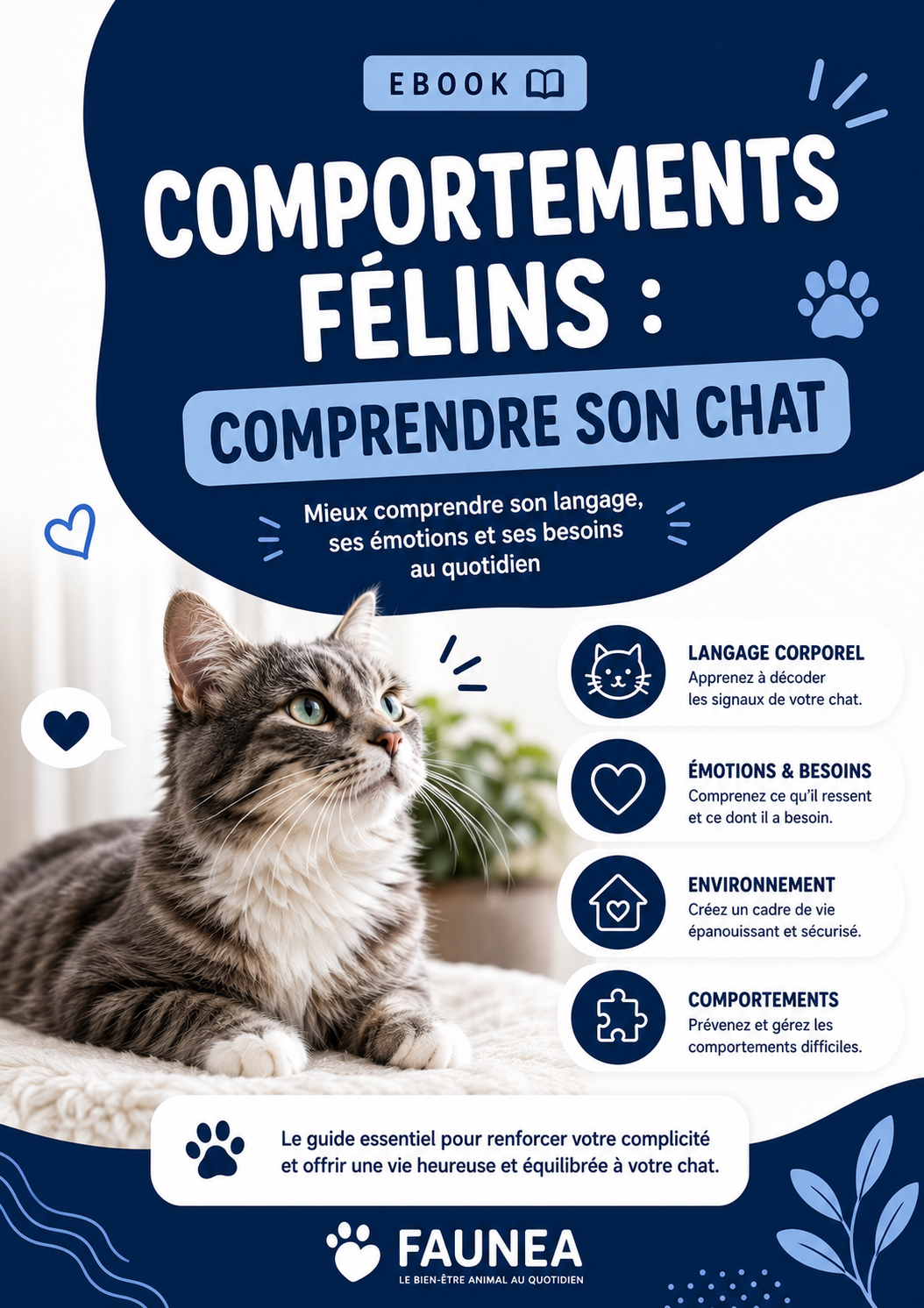 EBOOK - Comportements félins : comprendre son chat